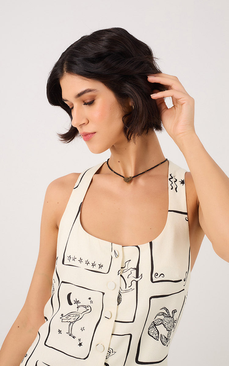 Lara Print Romper