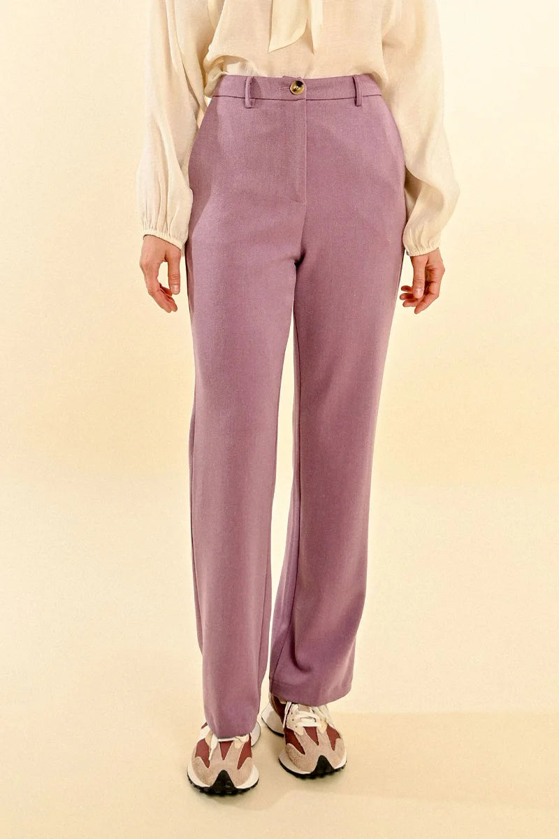 Mauve Woven Pants