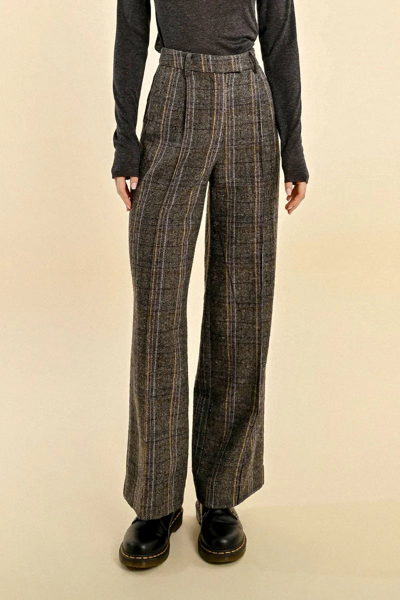 Checked Pants