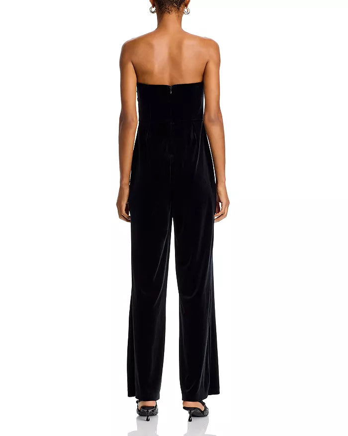 BLACK WIDE LEG JUMPSUIT
