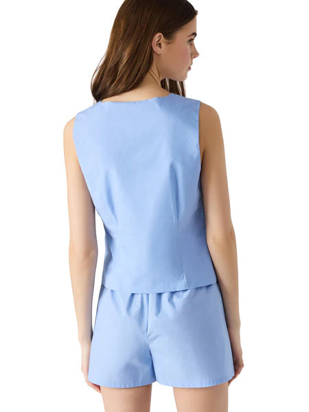 Blue Aliza Top