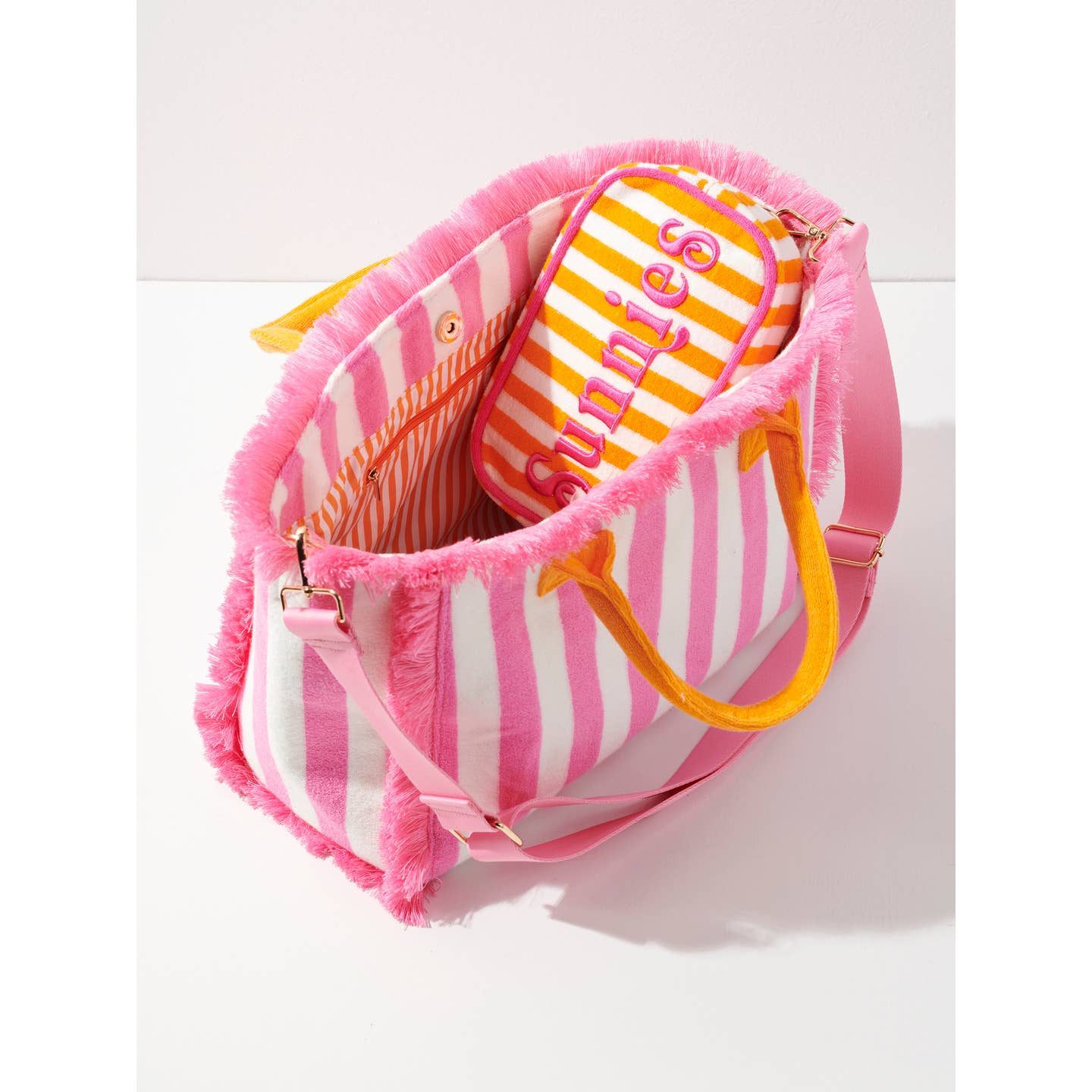 Pink Cabana Stripe Tote