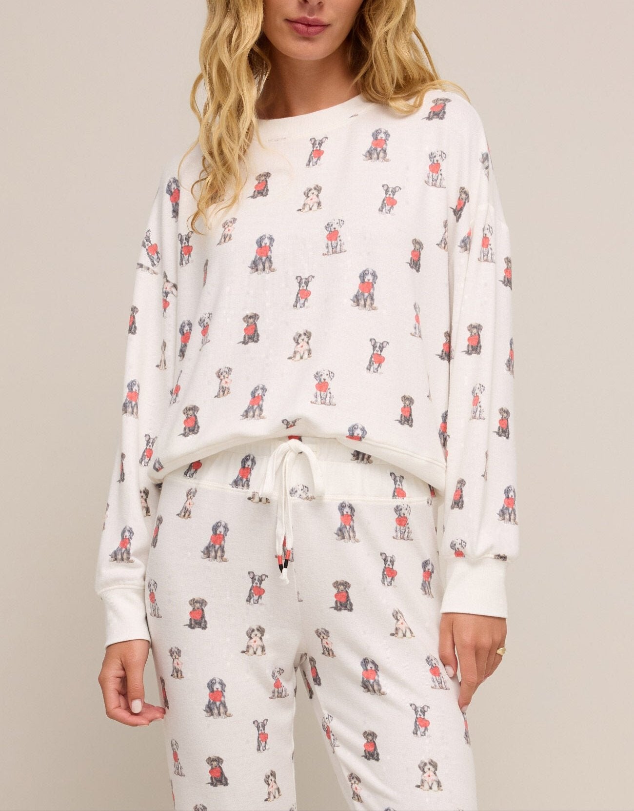 Elle Puppy Love LS Top