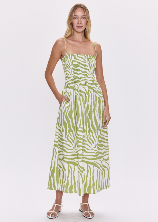 Pistola Bianca Dress - Safari Lime