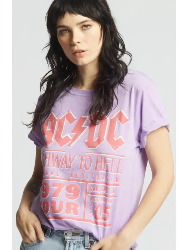 AC/DC Tour Burn Out Graphic Tee