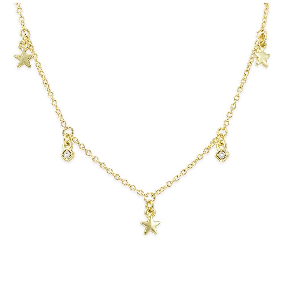 Shine So Bright Gold Necklace Gold