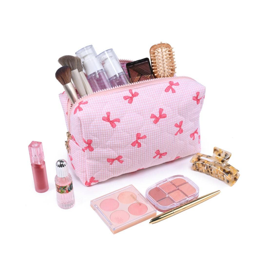 Bow and Tell Cosmetic & Travel Pouch