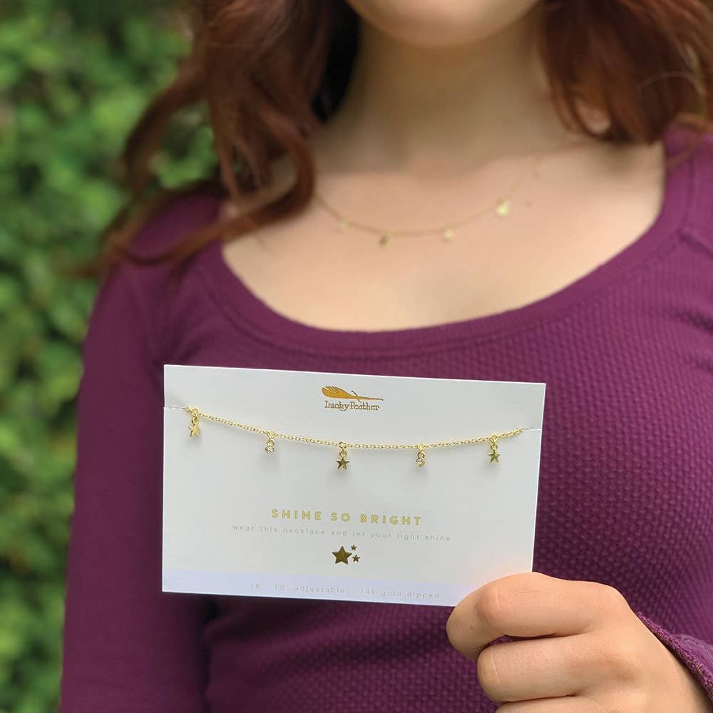 Shine So Bright Gold Necklace Gold