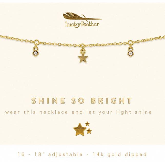 Shine So Bright Gold Necklace Gold