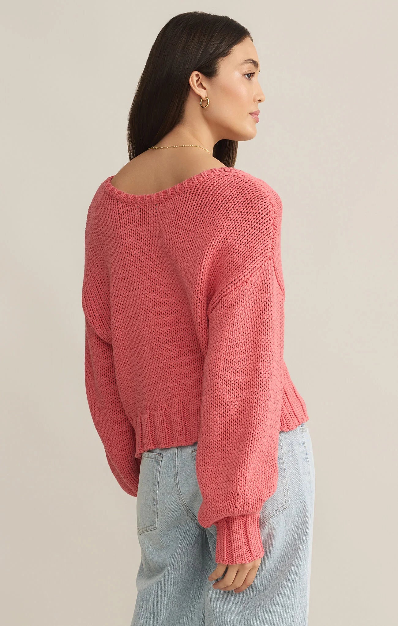 Vida Sweater - Sunset Pink