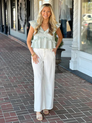 Light Blue Verda Top