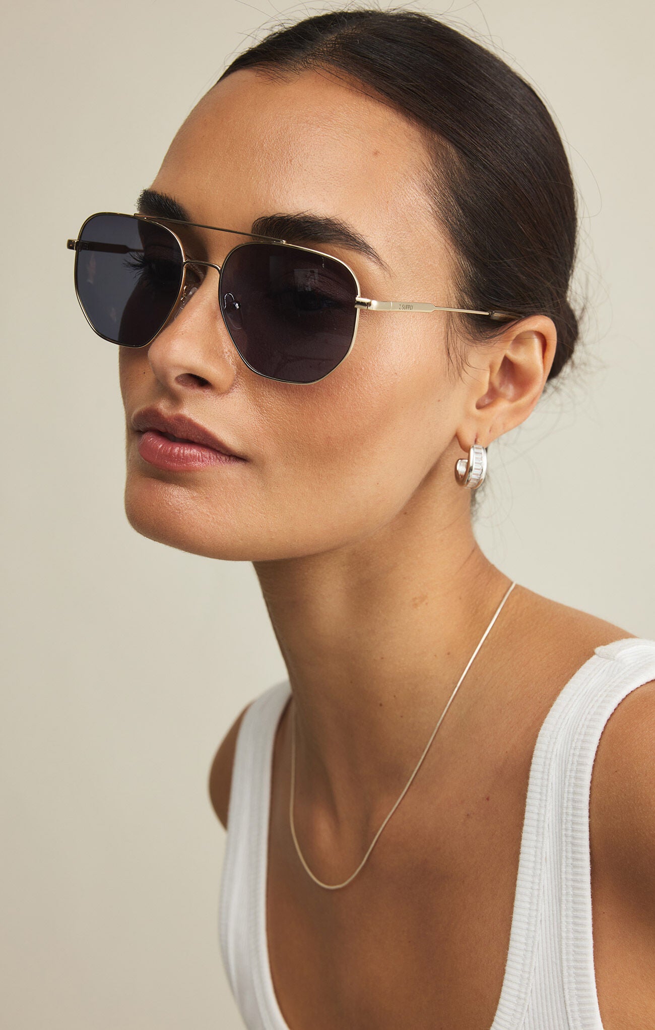 Highway Gold Grey Sunglasses