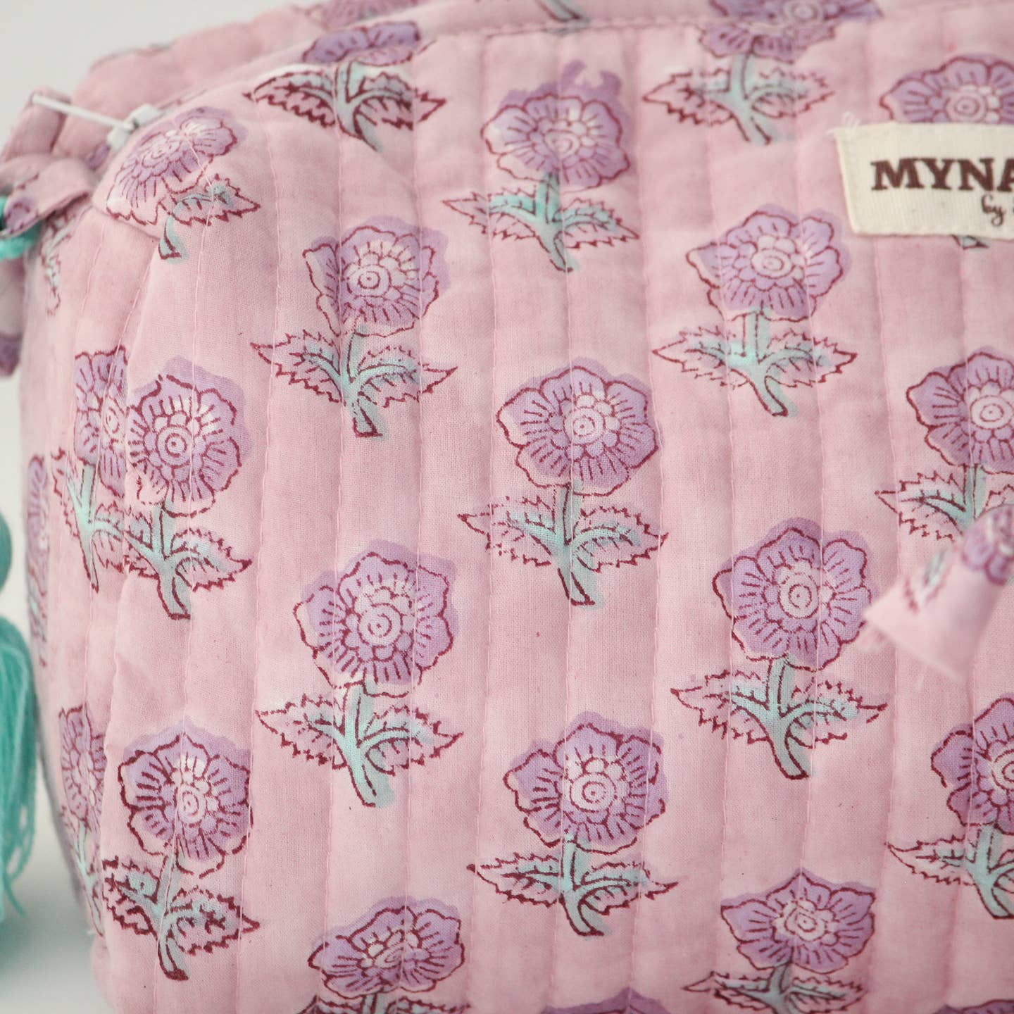Lavender Motif Large Travel Bag