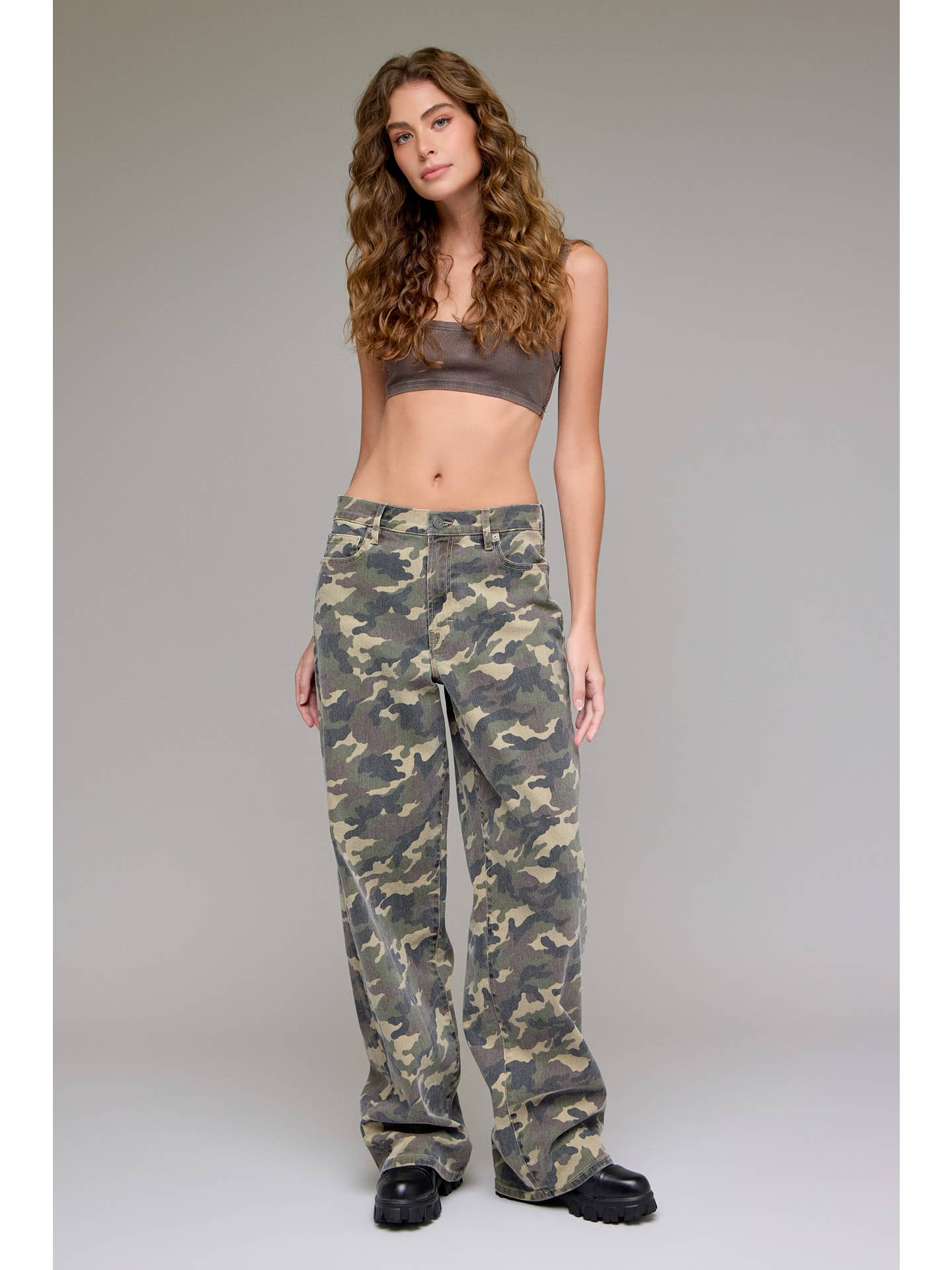 Camo Low Slung Jean