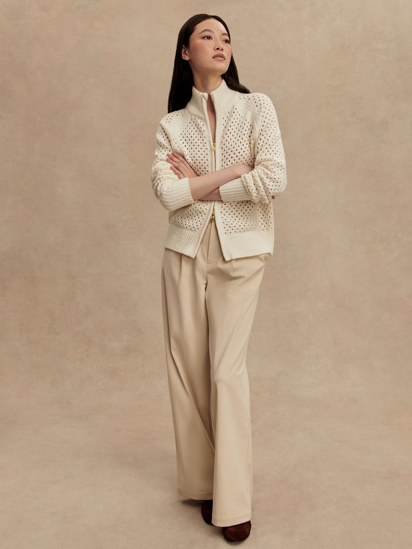 Mandy Bouclé Knit Jacket