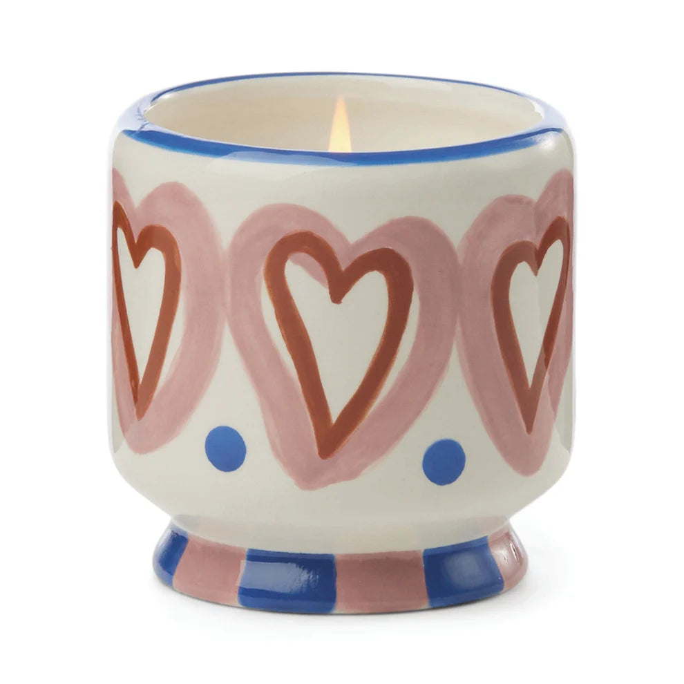 "Hearts" Candle - Rosewood Vanilla