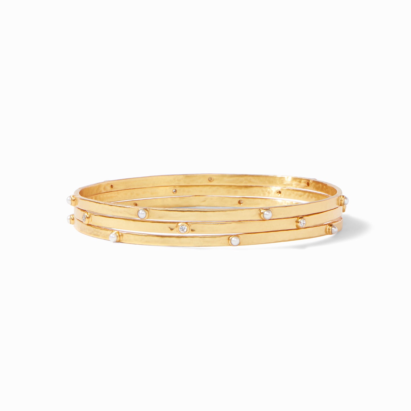 Cubic Zirconia Crescent Bangle