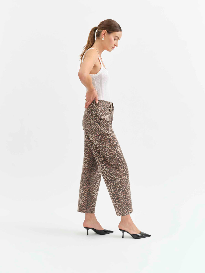 Westward Barrel Leopard Jean