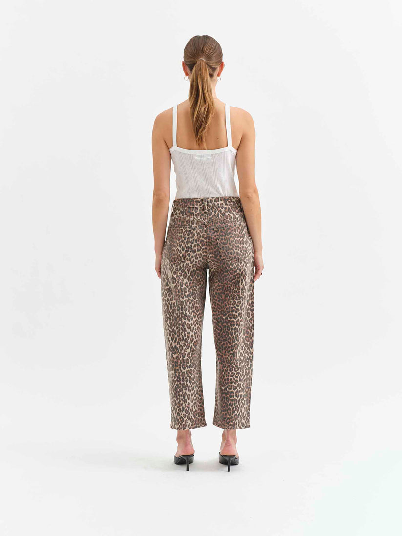 Westward Barrel Leopard Jean