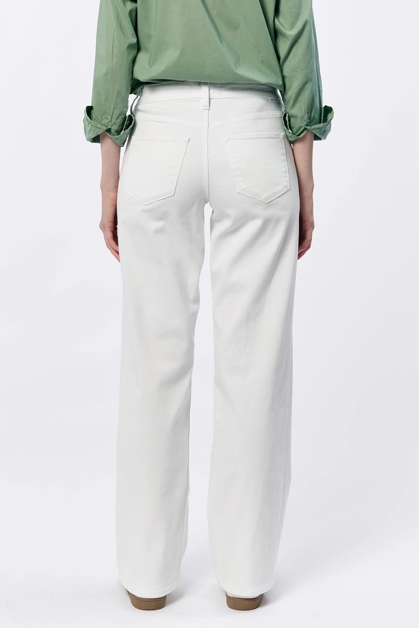 Taylor White Straight Leg Jean