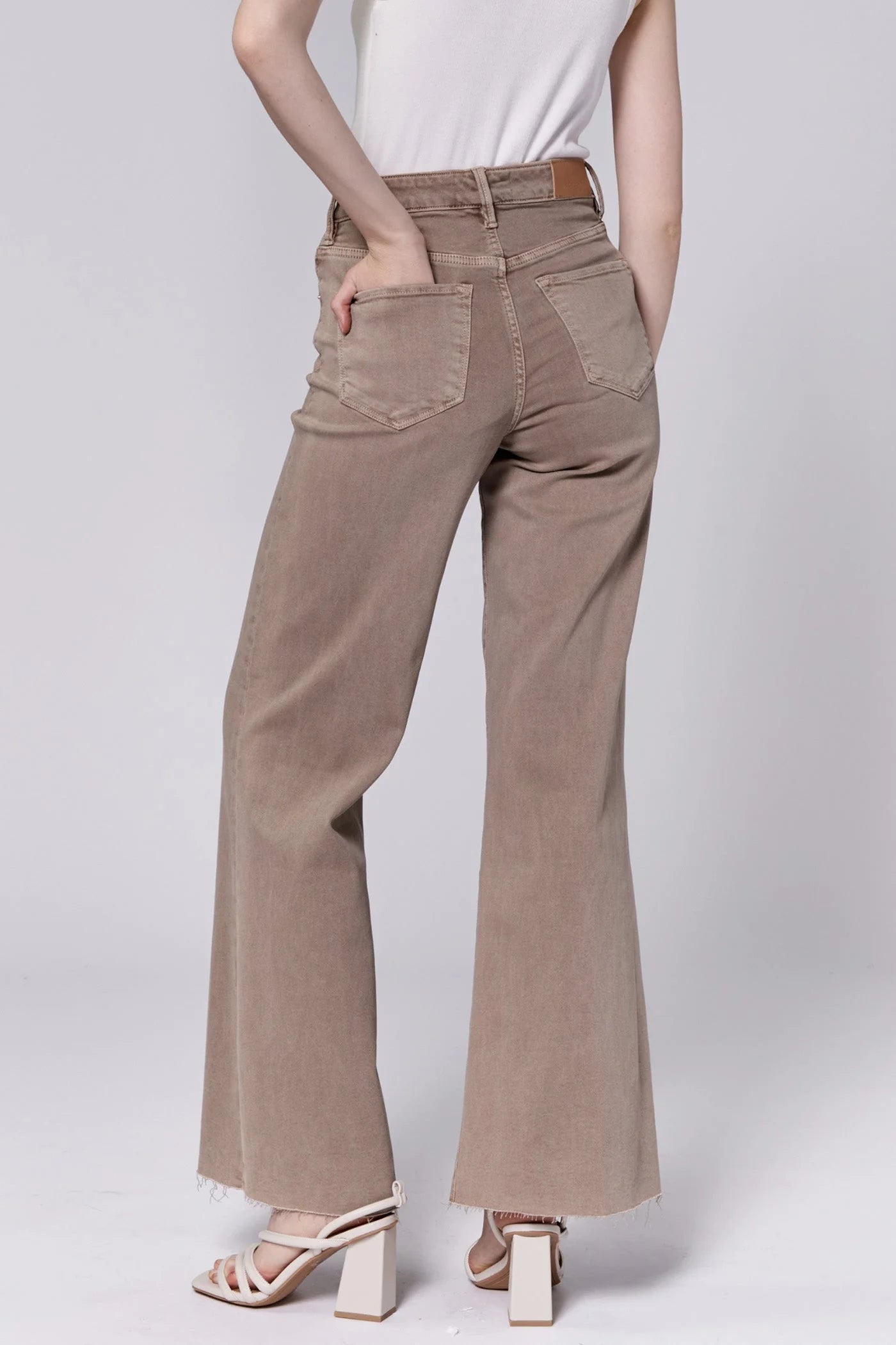 Fiona High Rise Jeans - Mink
