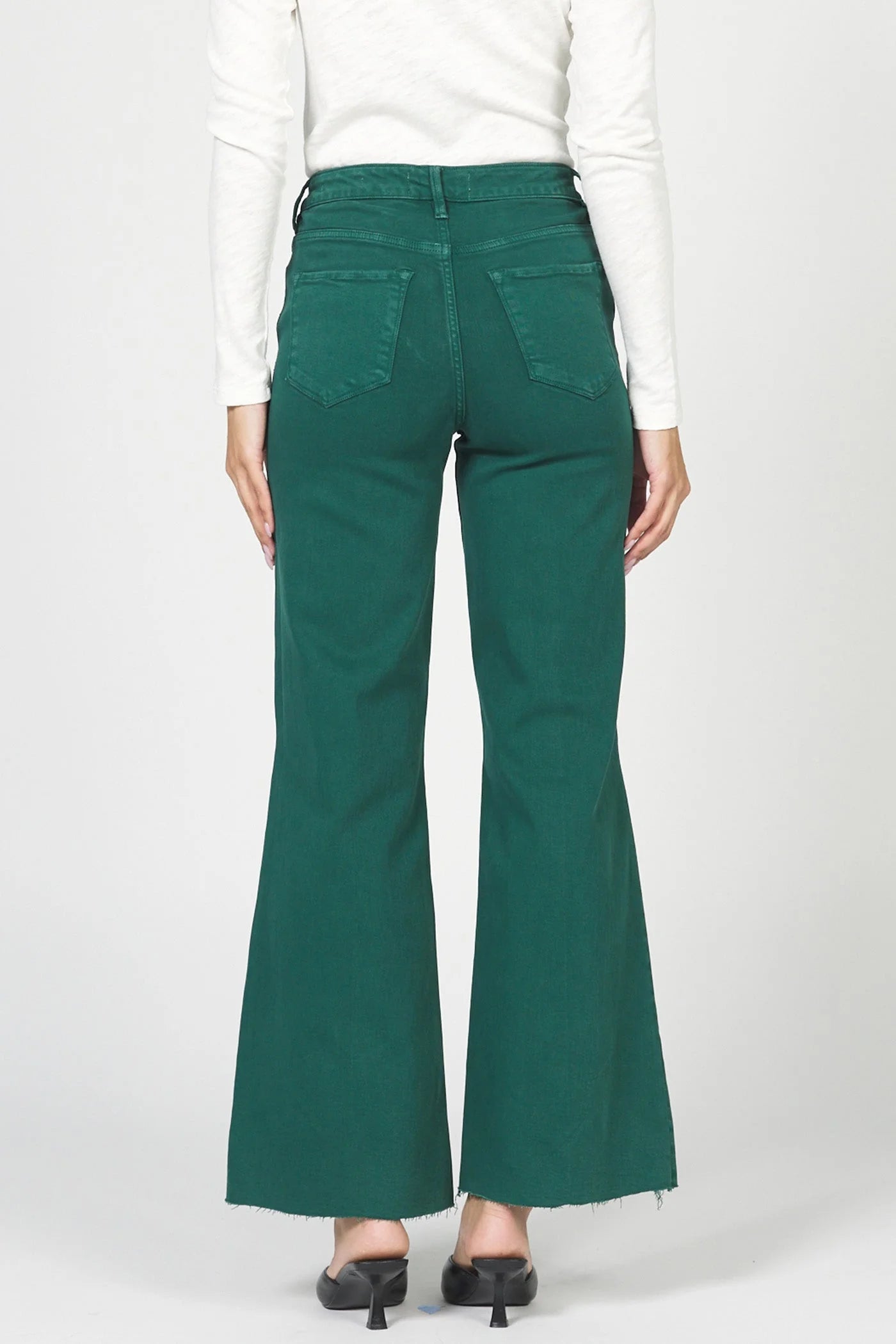 Fiona Wide Leg Jean- Rainforest