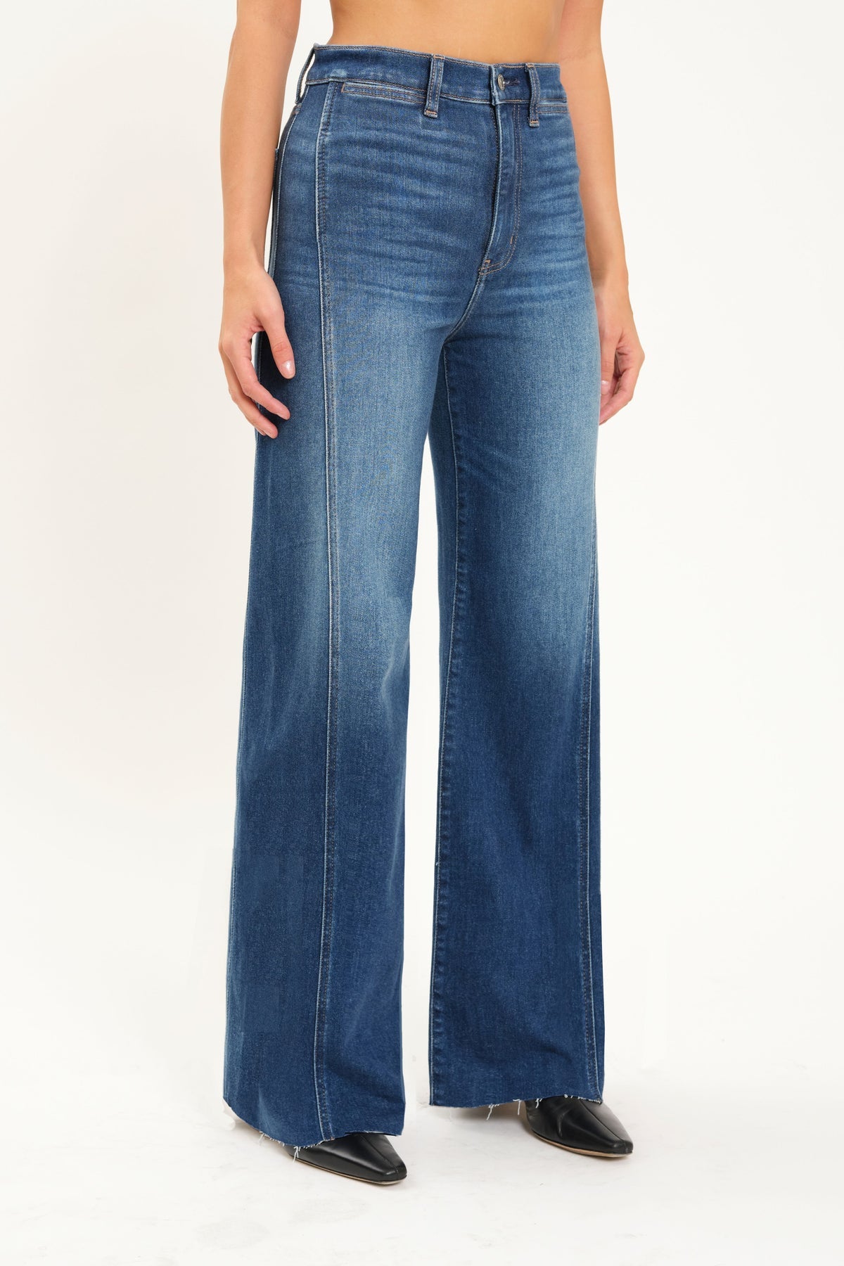 Far Out Seam Wide Leg Jeans