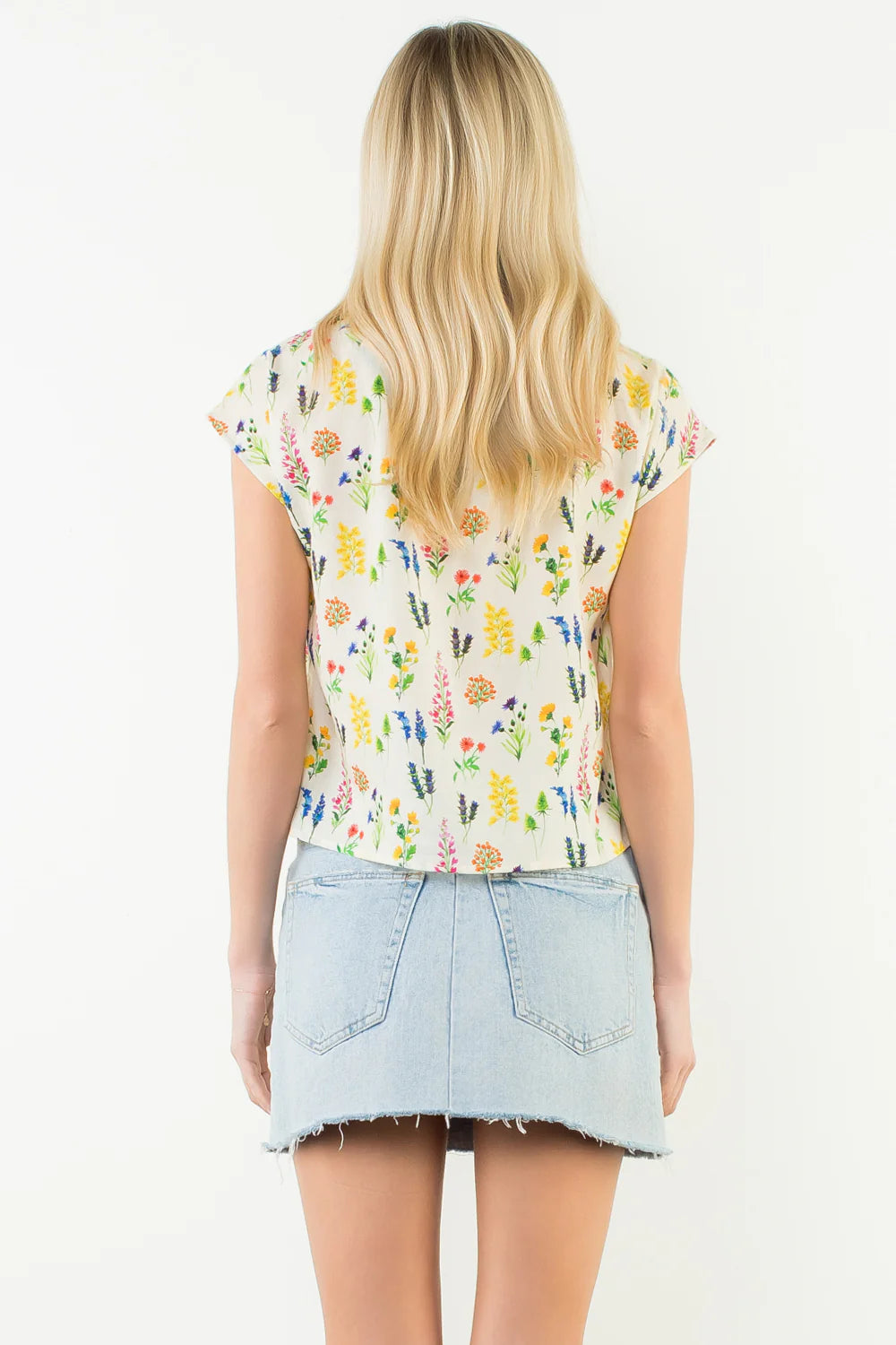 Floral Button Down Top