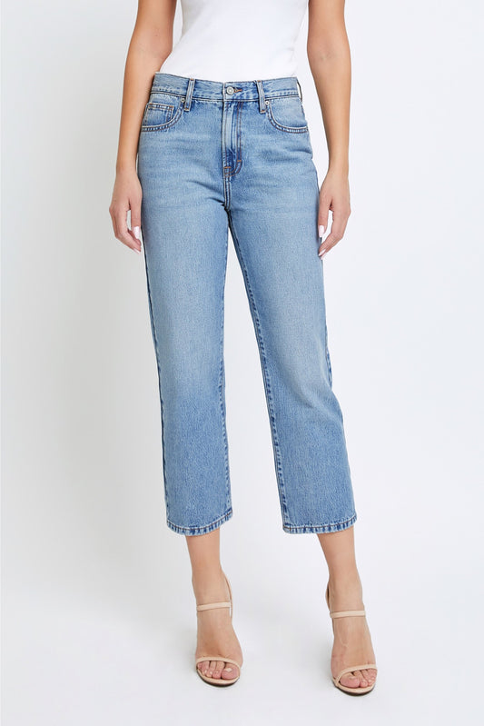 Tracey High Rise Crop Straight