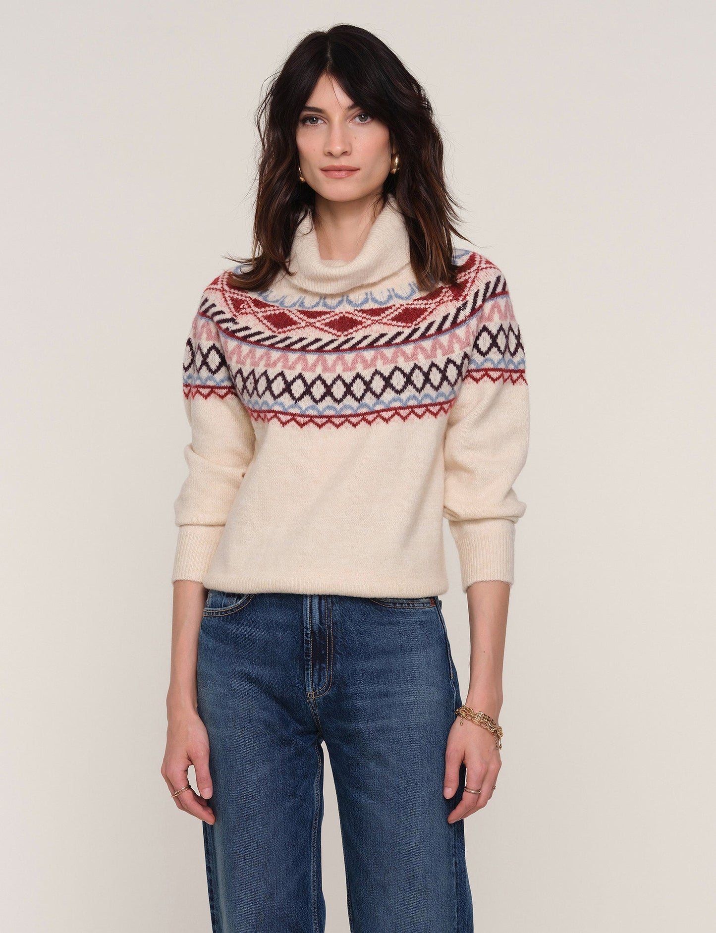 Ivory Mason Turtleneck Sweater