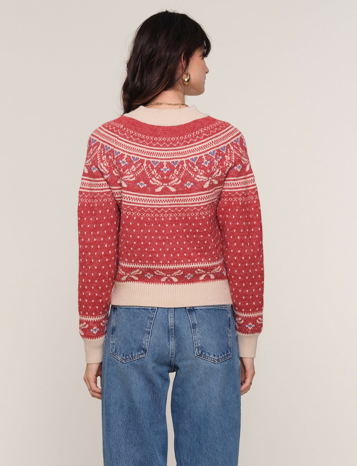 Red Morrie Cardi