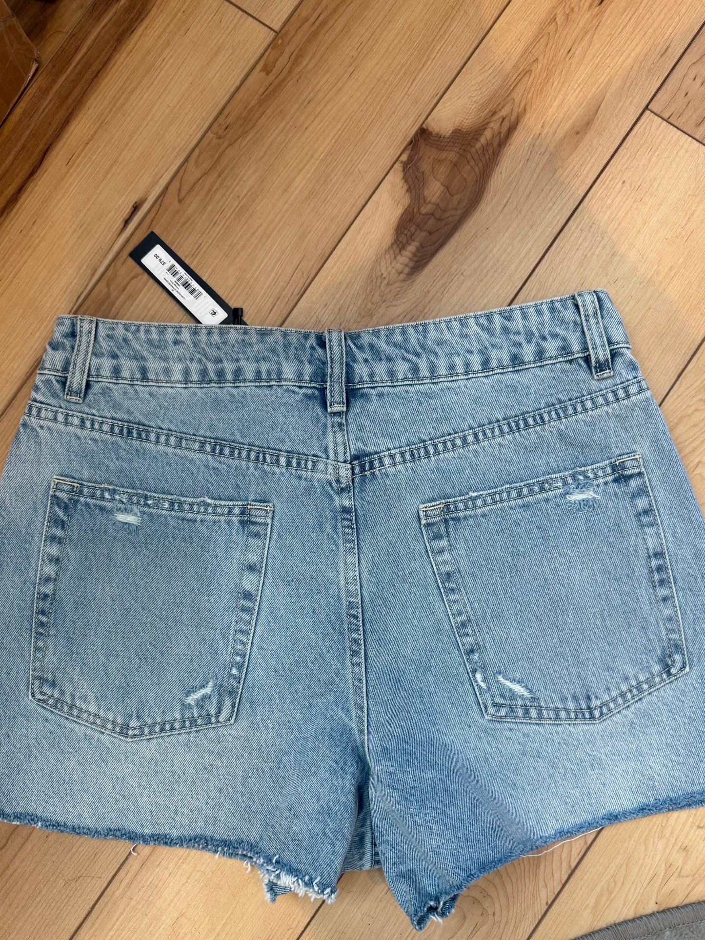 Lilien Floral Printed Denim Short