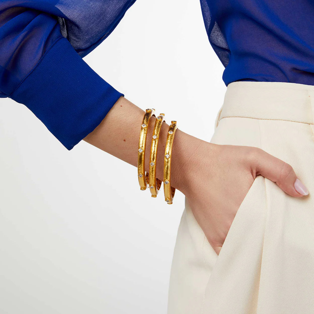 Noel Stone Gold Bangle