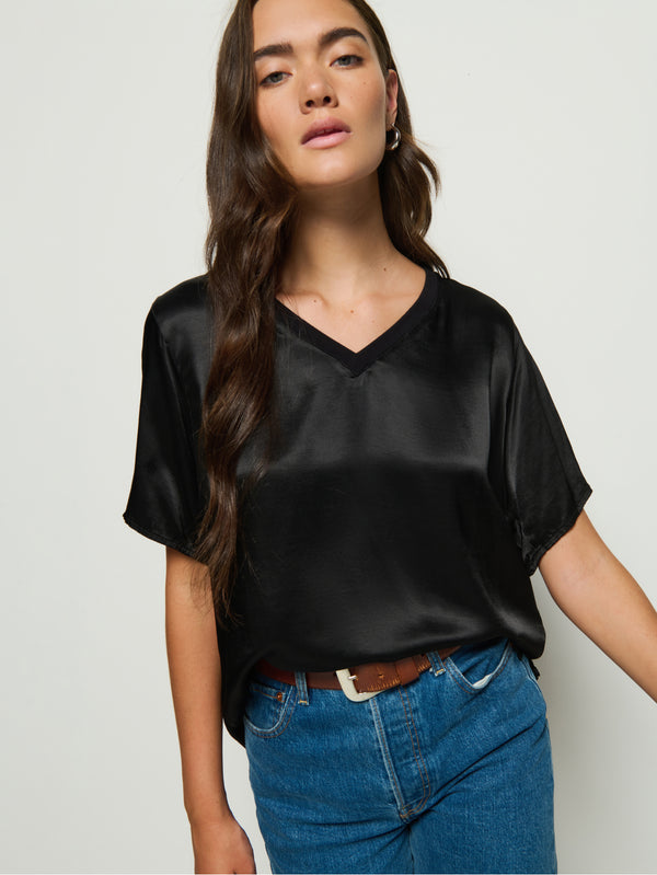 Black June Short Sleeve Top