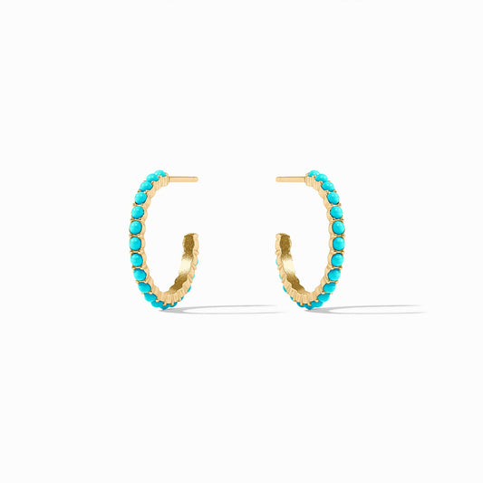 Turquoise Juliet Hoop