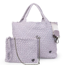 Lavender London Large Woven Tote