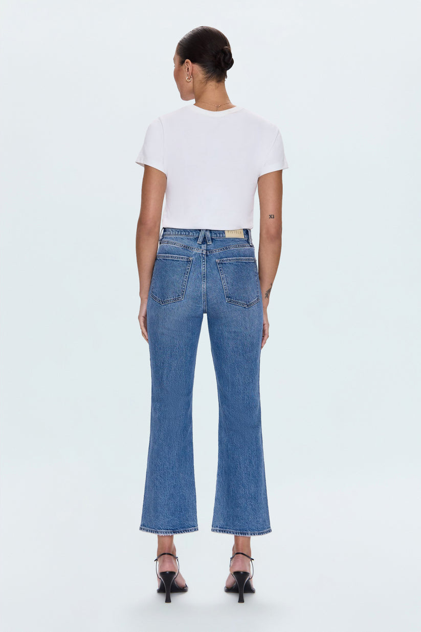 Ally High Rise Vintage Ankle Boot Jean