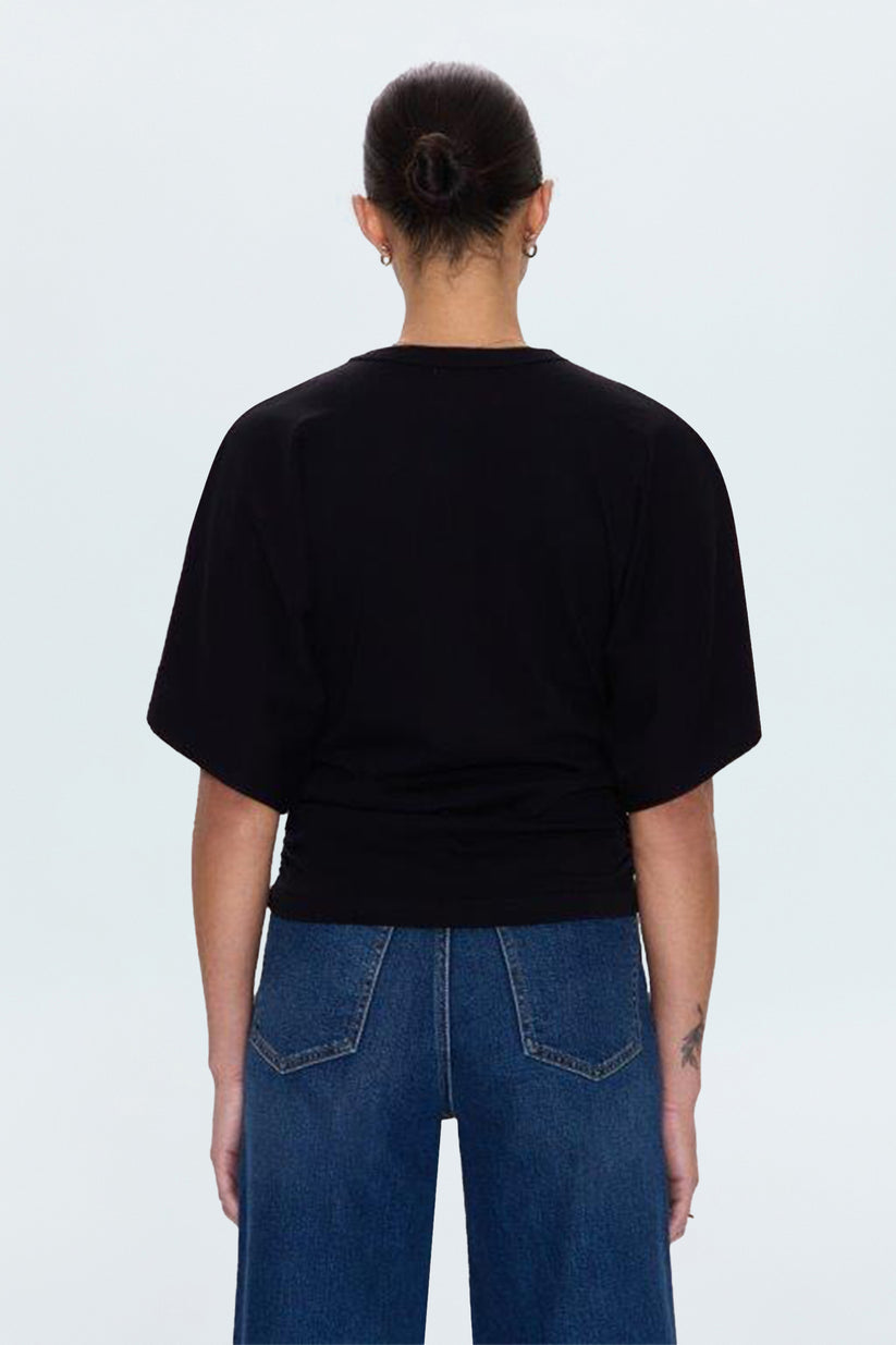 Noir Kimono Sleeve Fitted Tee