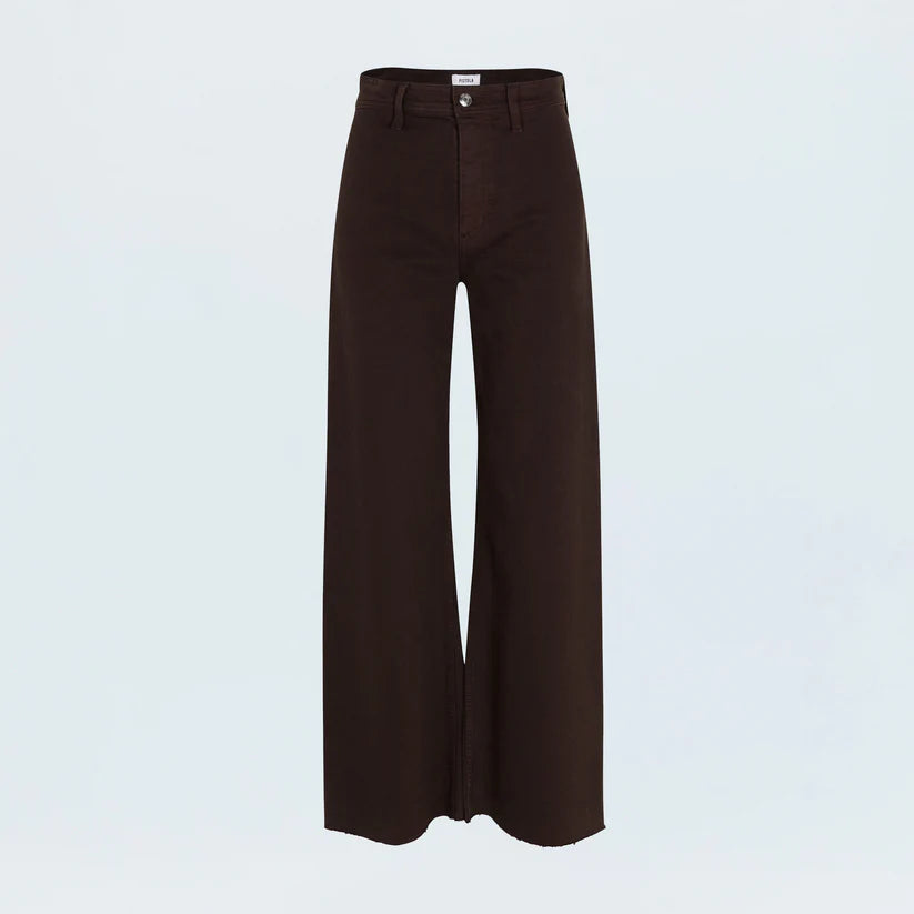 Penny High Rise Wide Leg Jean - Mocha