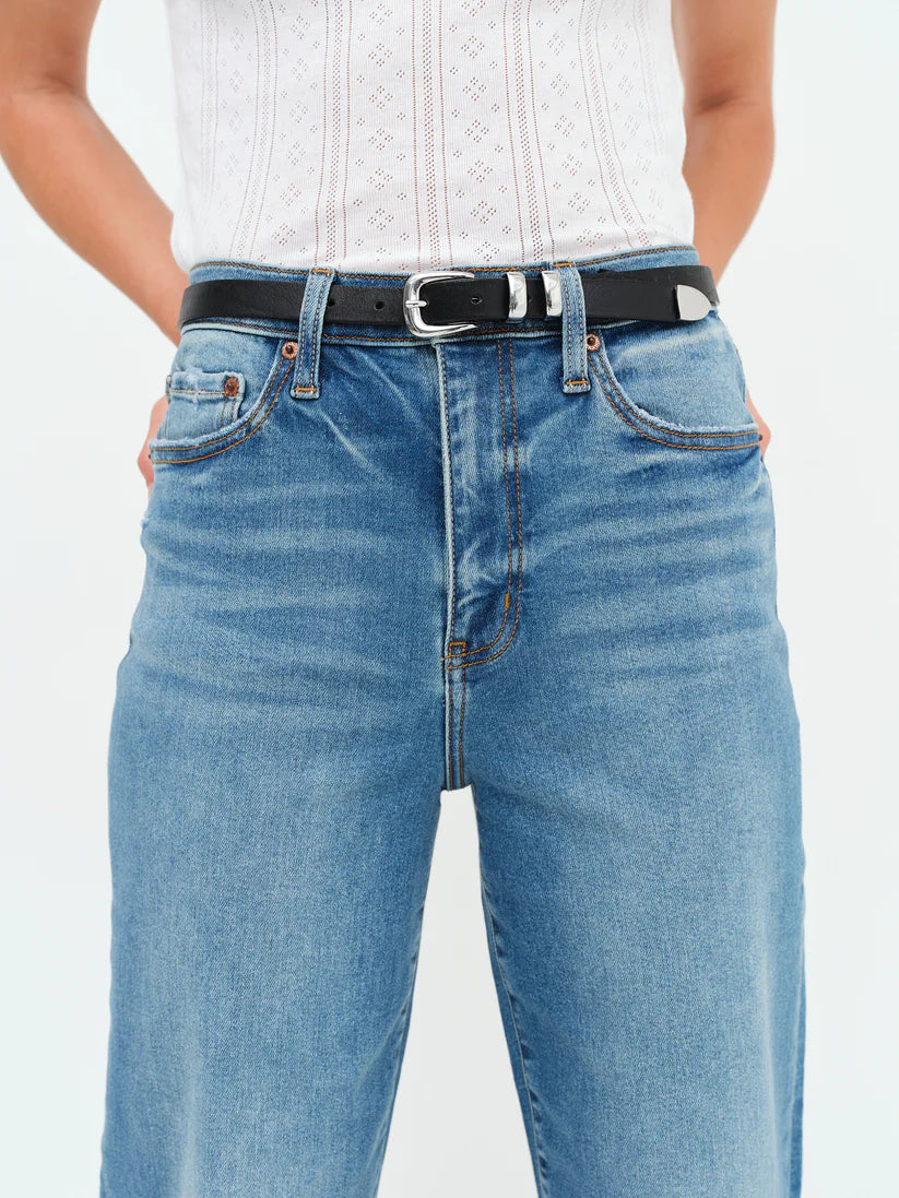 High Rise Wide Ankle Jean