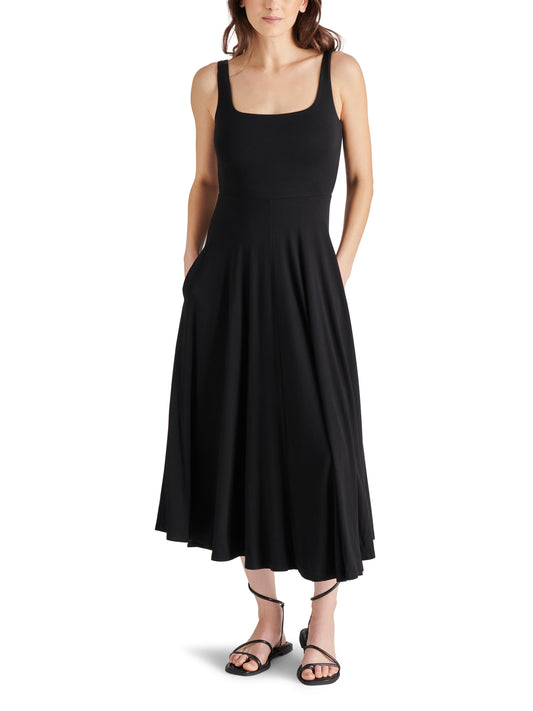 Jayden Black Midi Dress