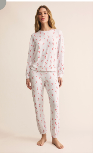 Cozy Candy Cane PJ Set