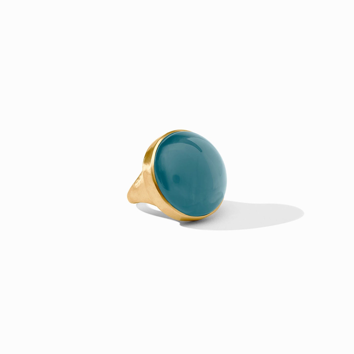 Iridescent Montana Blue Solara Statement Ring