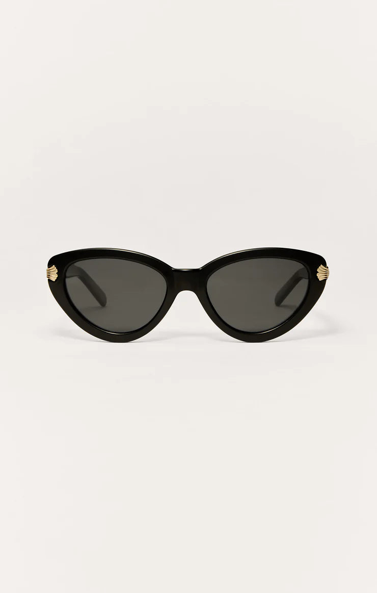 Coastline Sunglasses - Polished Black Grey
