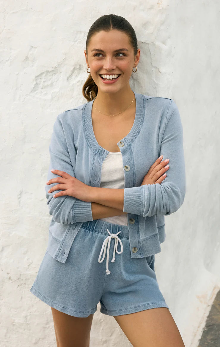 Knit Denim Short