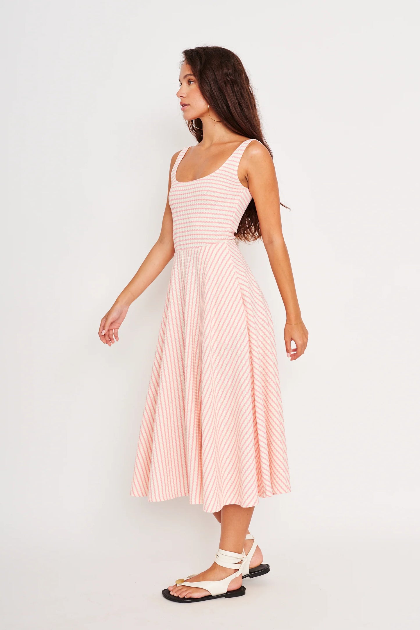 Pink Stripe Audrey Dress