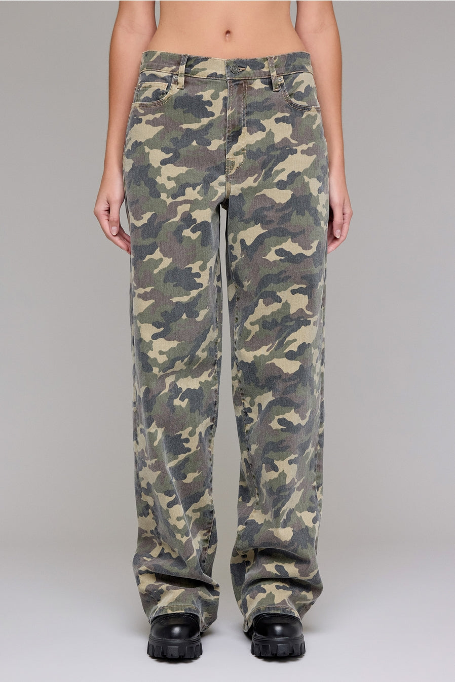 Camo Low Slung Jean