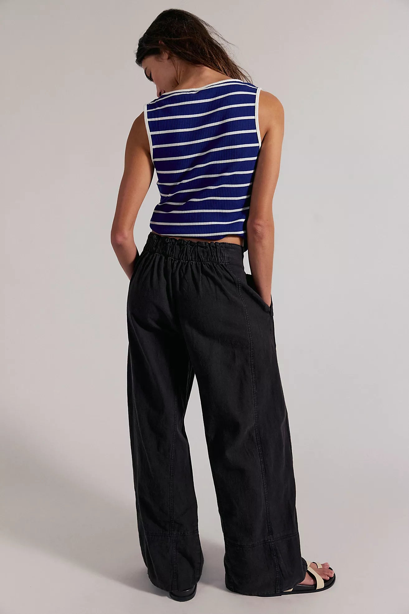 Days End Linen Pants - Black