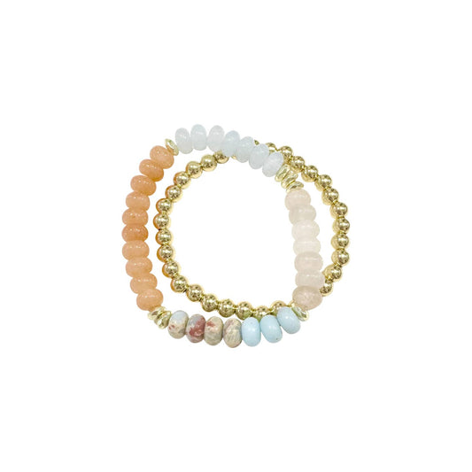 Orange Jamie Bracelet Set