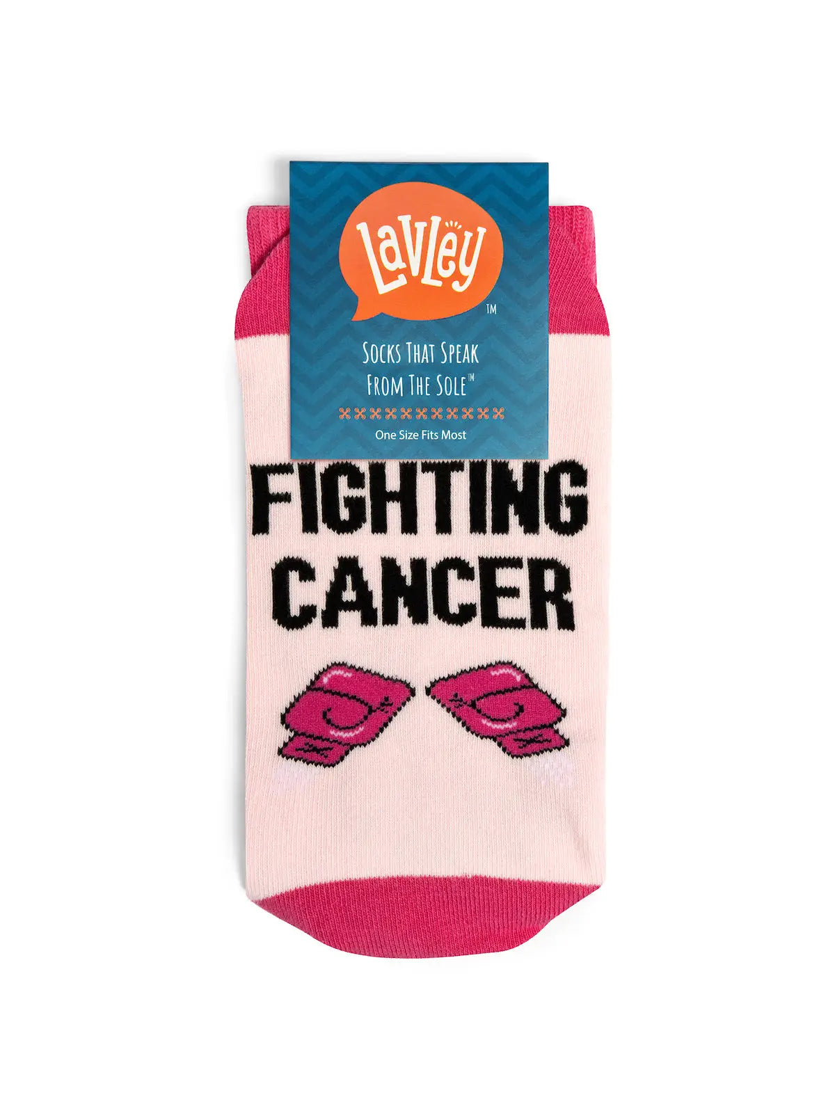 Beat Cancer Pink Socks